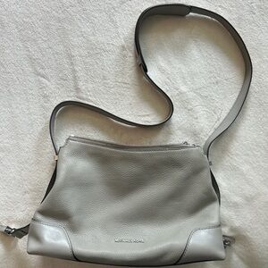 Michael Kors Light Gray Crossbody Bag